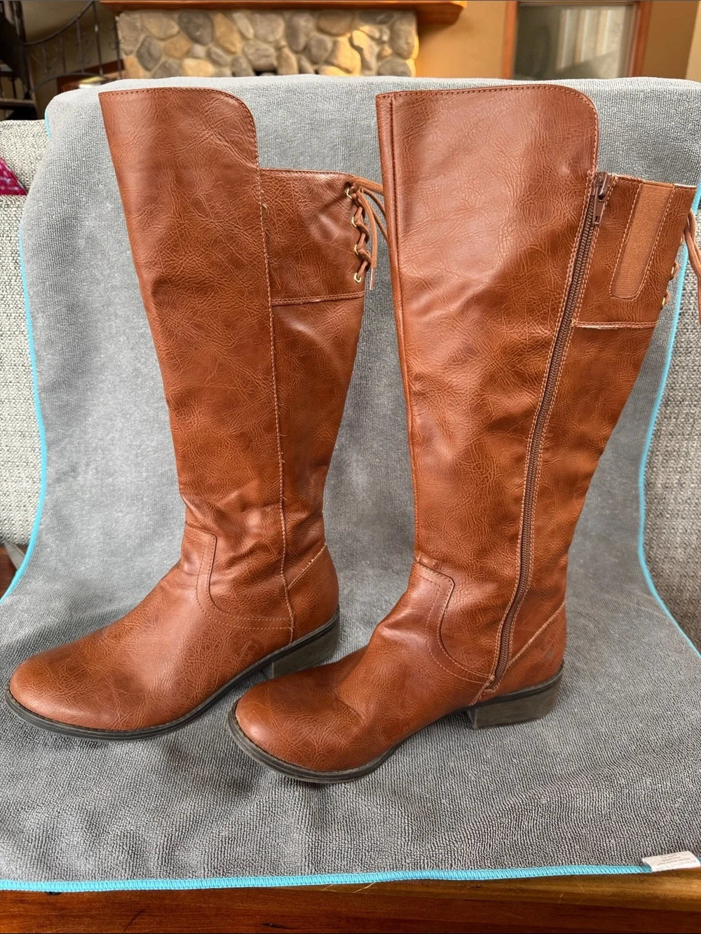 Arizona Jean Company Tall Cognac Over-The-Knee Boots